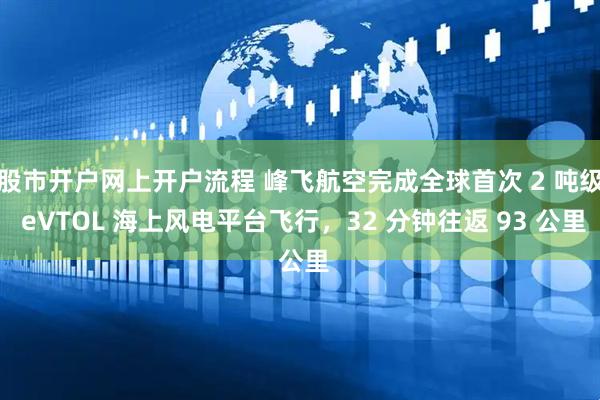 股市开户网上开户流程 峰飞航空完成全球首次 2 吨级 eVTOL 海上风电平台飞行，32 分钟往返 93 公里
