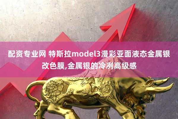 配资专业网 特斯拉model3漫彩亚面液态金属银改色膜,金属银的冷冽高级感