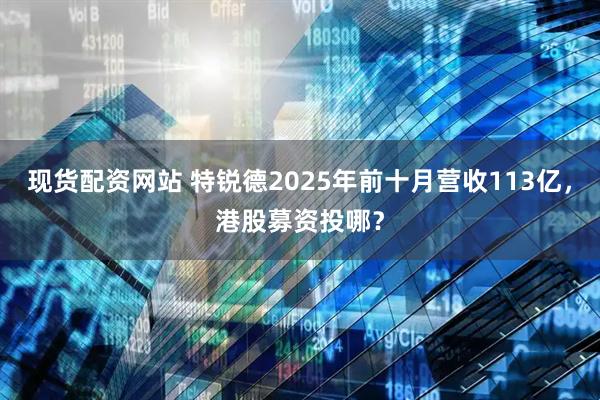 现货配资网站 特锐德2025年前十月营收113亿，港股募资投哪？